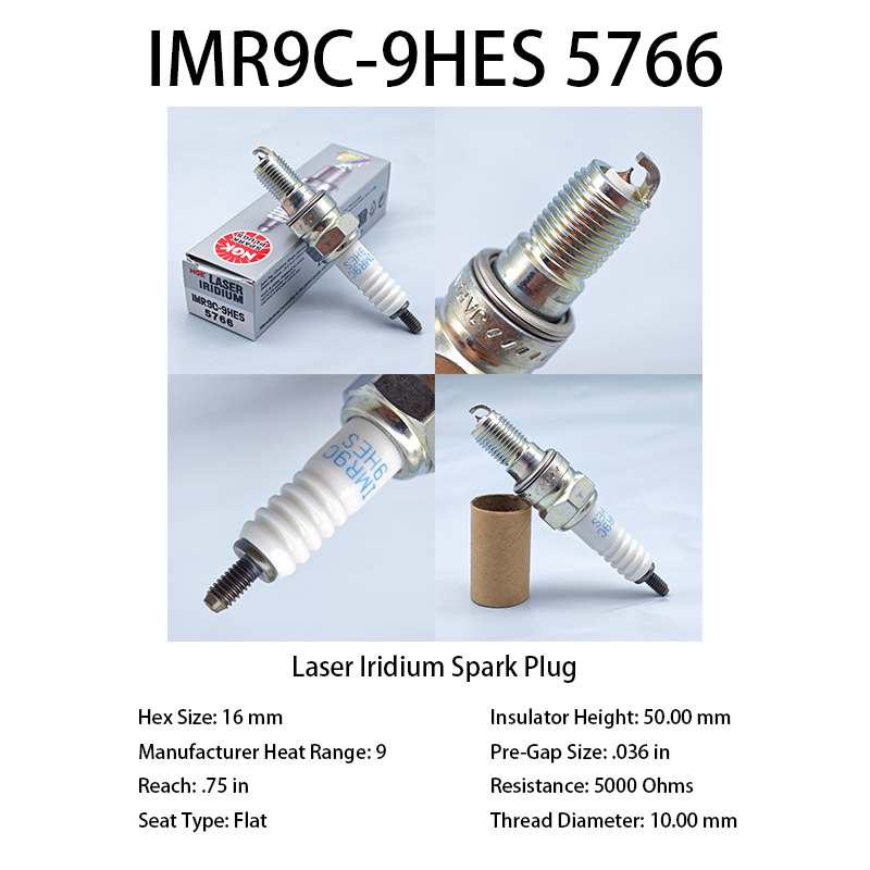 Ngk Spark Plug Laser Iridium - 1ชิ้นเดิม NGK เลเซอร์อิริเดียมหัวเทียน IMR9C-9HES 5766สำหรับ CBR600RR