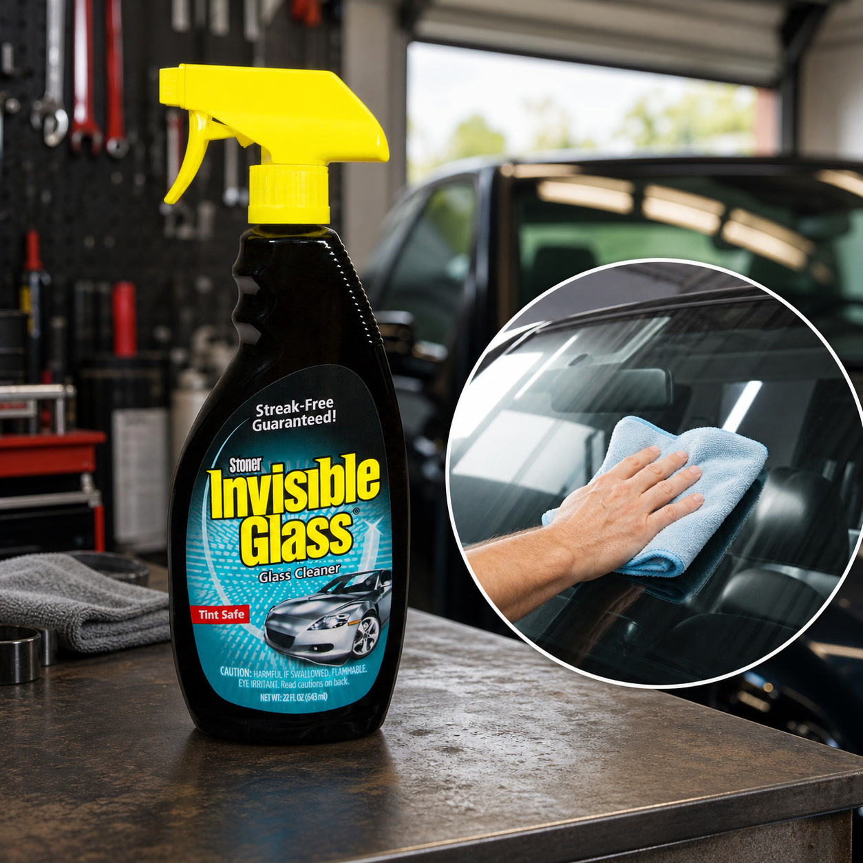 สเปรย์ทำความสะอาดกระจกคุณภาพพร - Glass Cleaner Streak บทวิจารณ์และราคา