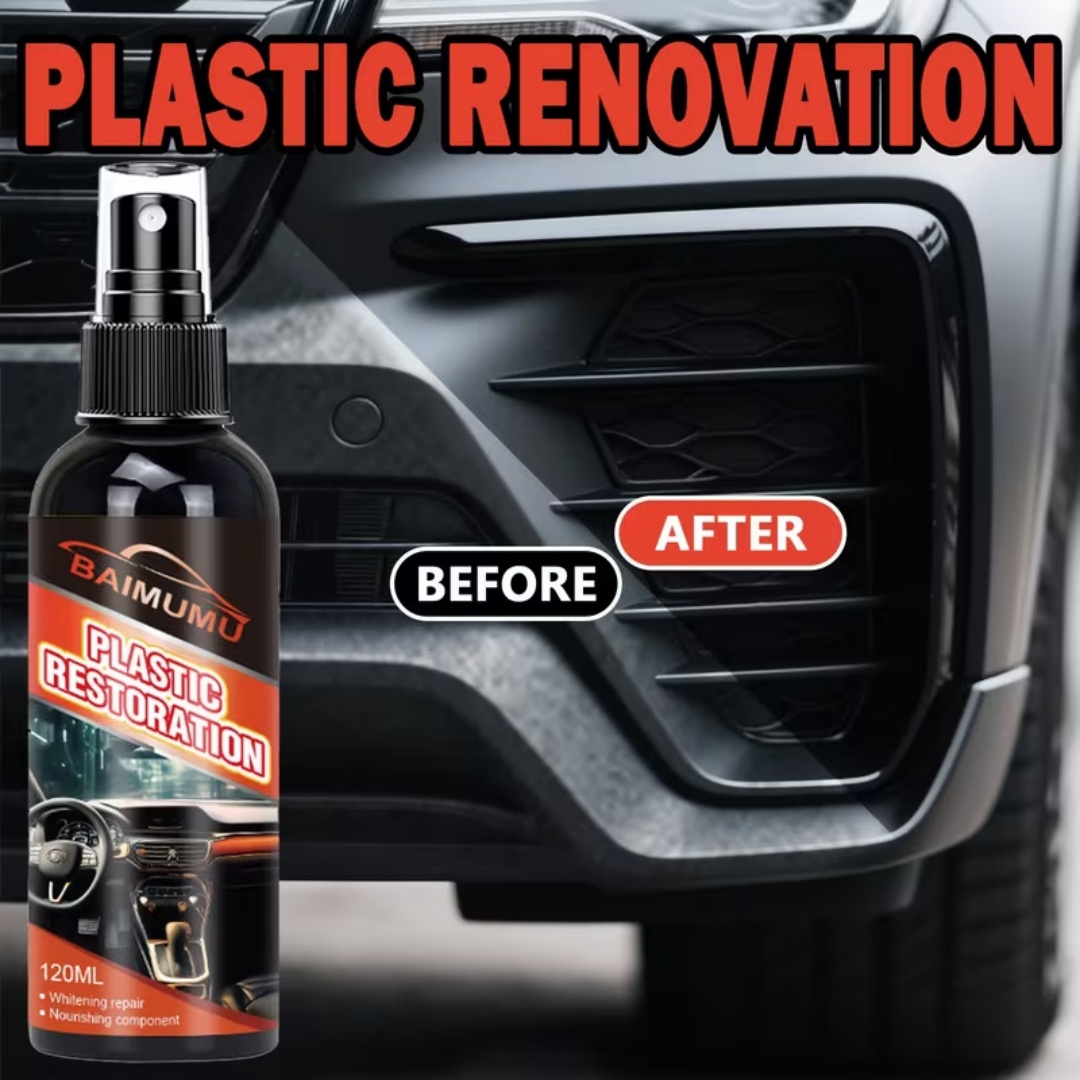 สเปรย์ฟื้นฟูพลาสติกในรถยนต์ 12 - Trim Restorer Plastic บทวิจารณ์และราคา